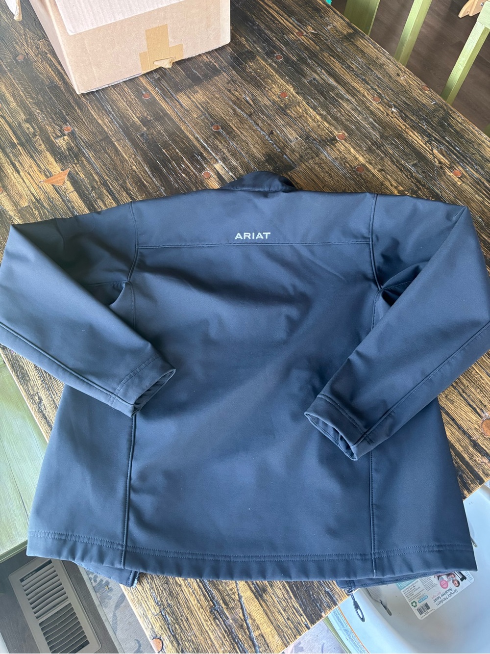 Ariat black Softshell Kids' Performance Jacket - Picture 3 of 7